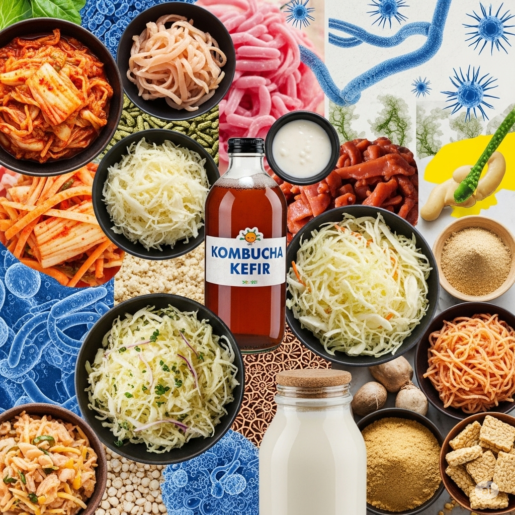 Fermentedprebiotic collage