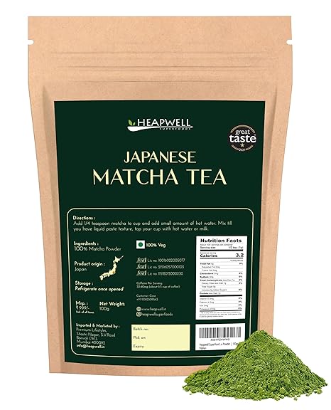 Heapwell Superfoods Matcha Green Tea Powder