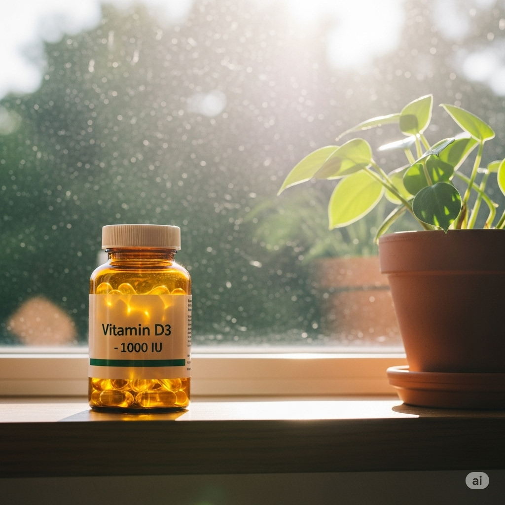 Sunlight or a bottle of Vitamin D capsules