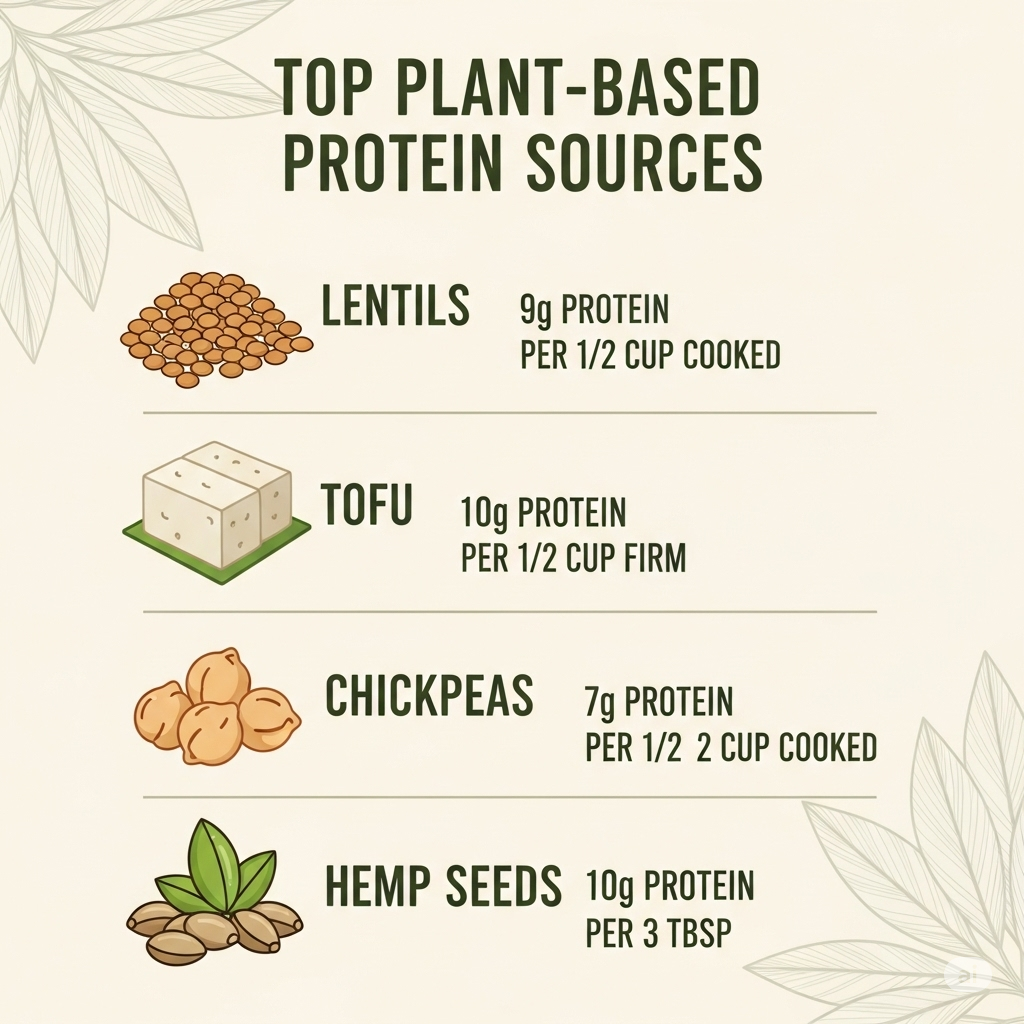 Top plant based protein sources