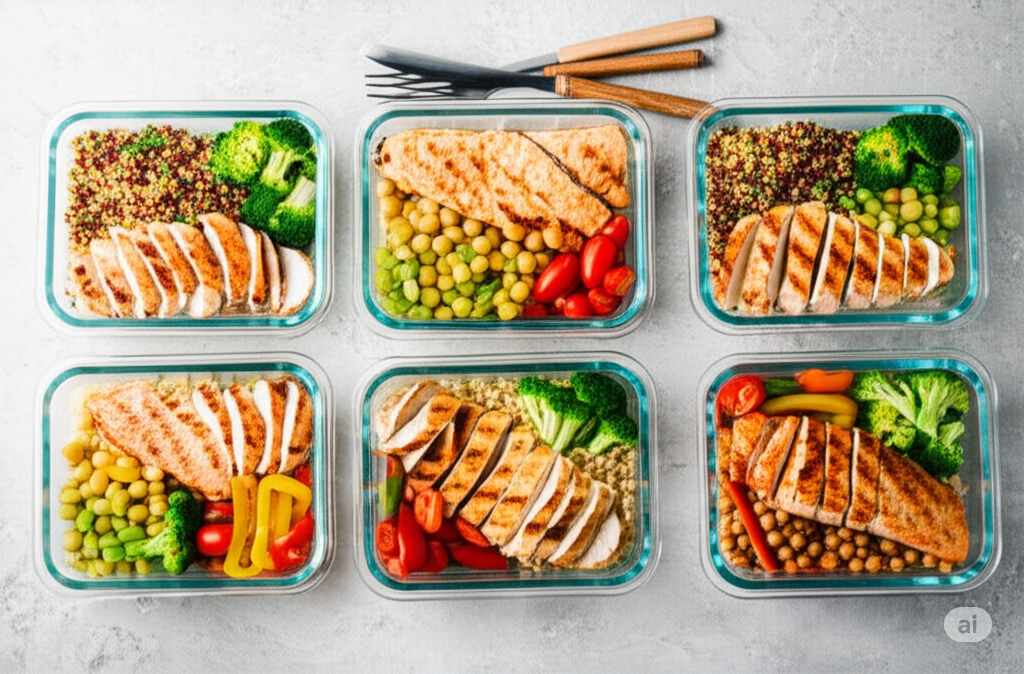 healthy meal prep containers