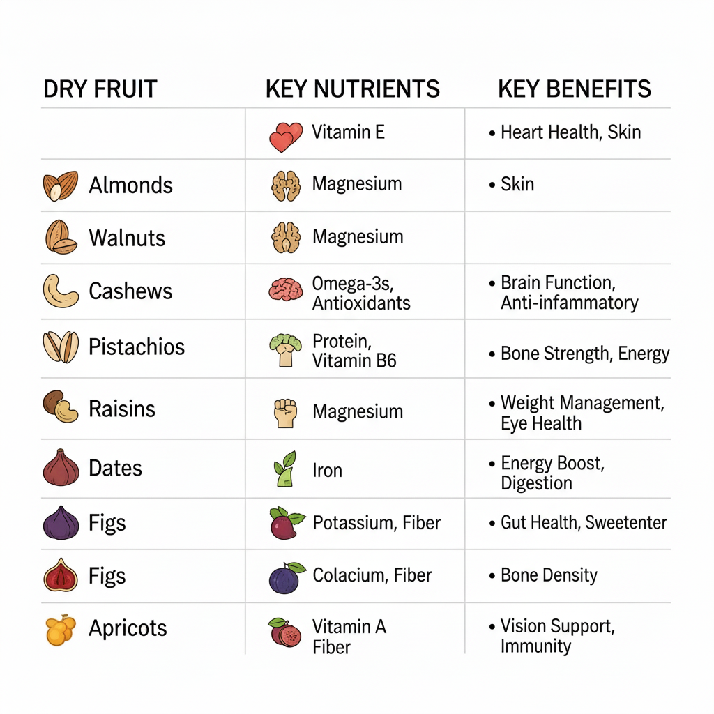 infographic-style image comparing the nutrients