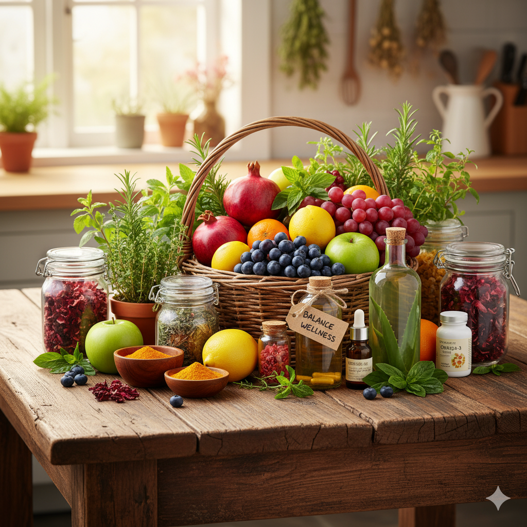 A vibrant image of fruits